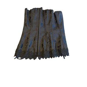 Fredericks Of Hollywood Black Lace Bustier Corset Size 34 Goth Whimsygoth Sexy